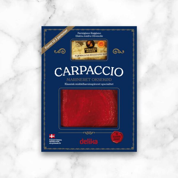 carpaccio med parmesan og olivenolie delika food group